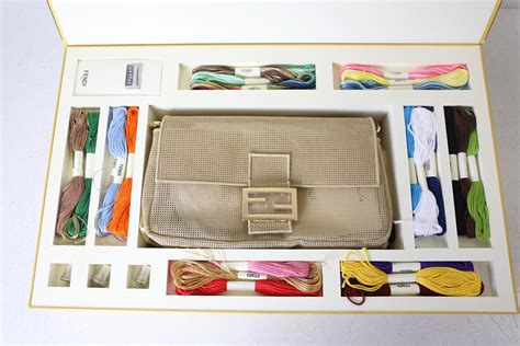 fendi embroidery kit|fendi baguette bag.